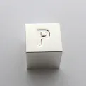 Cube Charm Letter P