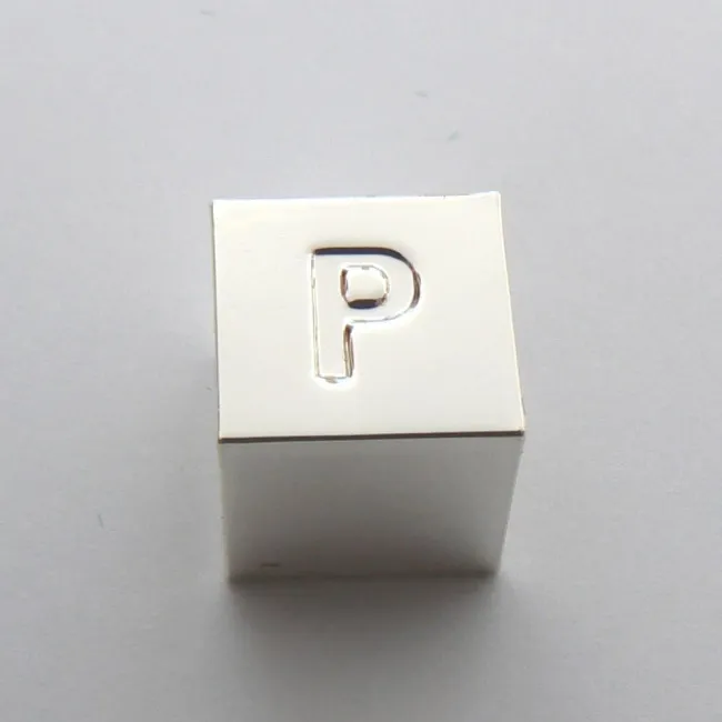Cube Charm Letter P
