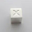 Bracelet Cube Charm Letter X