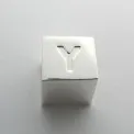 Bracelet Cube Charm Letter Y