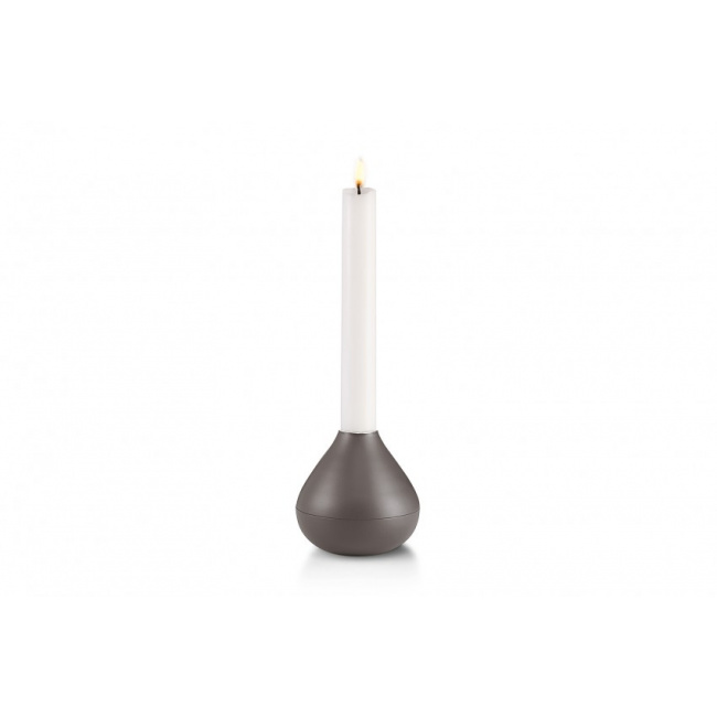 Anthracite Drops 7.5cm Candle Holder
