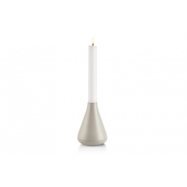 Gray Drops 10.5cm Candle Holder