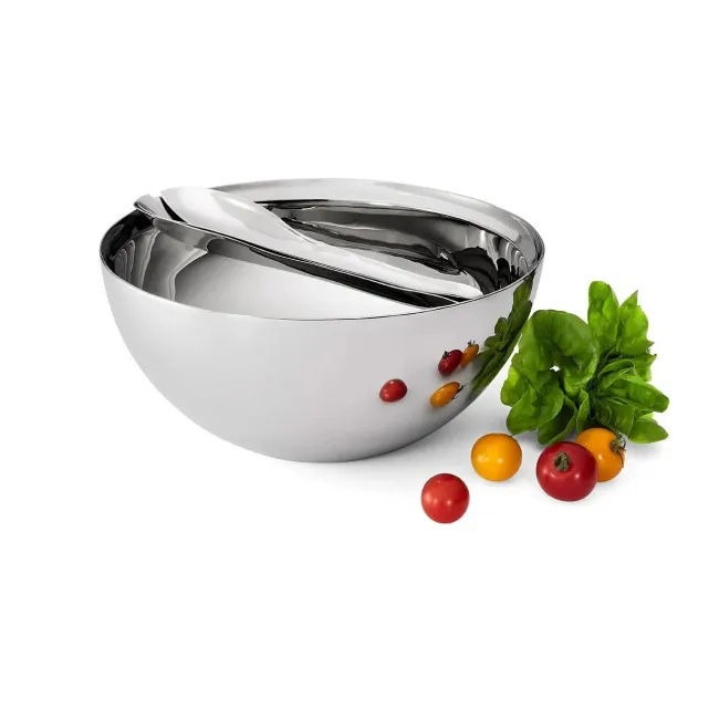 Insalata Salad Bowl with Spoons