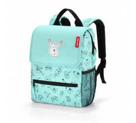 Plecak Backpack kids koty i psy 5l miętowy