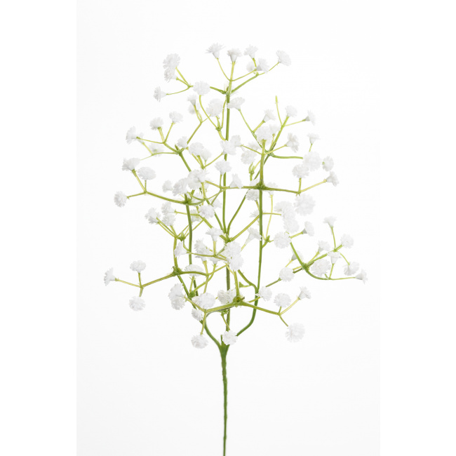 Kwiat gipsówki biały 50cm