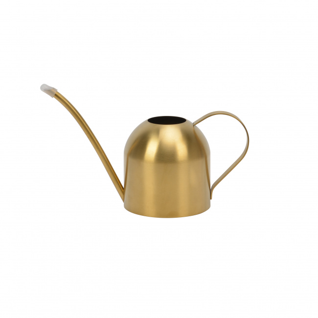 Gold Steel Flory Watering Can 12cm - 1