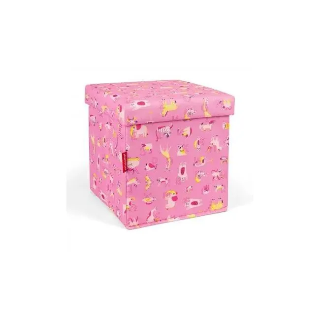 Pufa Sitbox kids abc friends 27l różowa