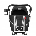Torba do wózka dziecięcego baby organizer 15l czarna - 2