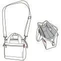 Torba Allrounder cross 4l srebrna - 2