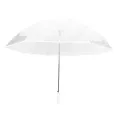 Parasol przezroczysty długi bordiura biały - 3