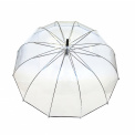 Transparent Long Umbrella with Black Border - 3