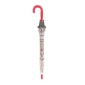 Youthful Transparent Long Umbrella with Unicorn Design - 2