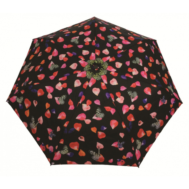 Automatic Folding Umbrella with Flower Petals Design - 1