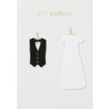 Kartka Just Married clothing - 1