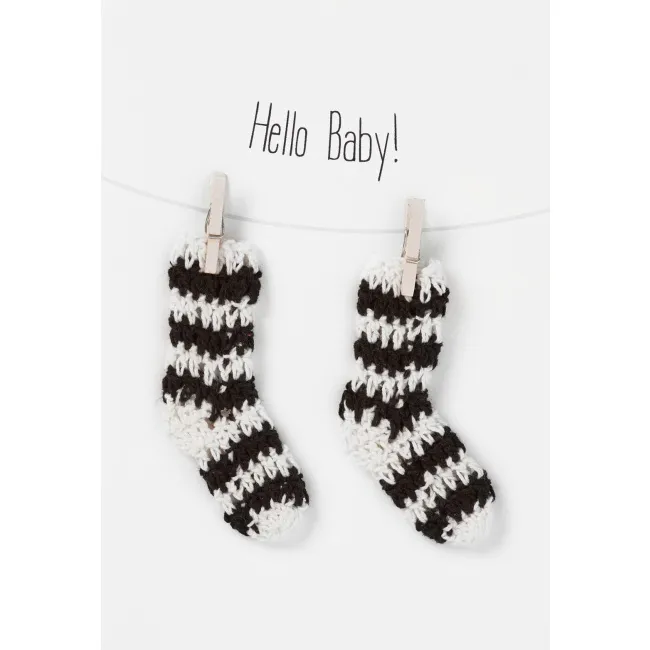 Hello Baby Socks! Card