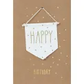 Happy Birthday Flag Card - 1