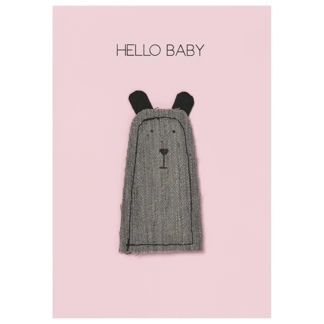 Hello Baby Cuddly Card