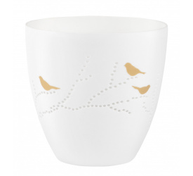 Świecznik na tealight ptaki