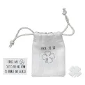 Four-Leaf Clover Amulet in Bag - 1