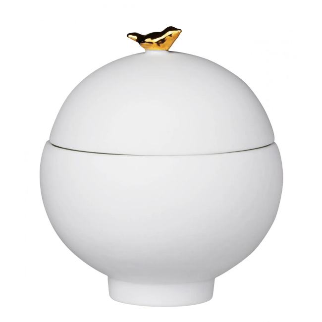 Golden Bird Container 8cm