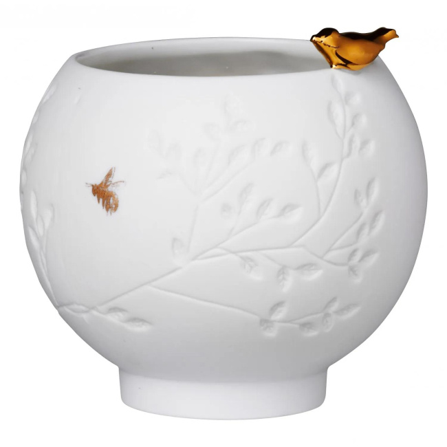 Golden Bird Candle Holder 7cm