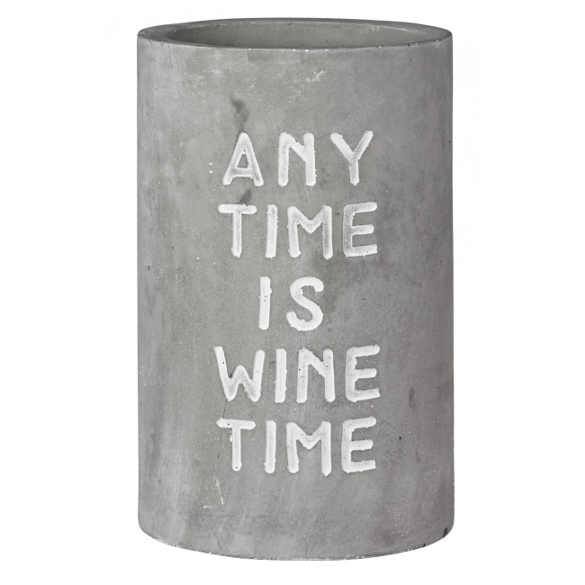 Cooler Any time is wine time 21cm