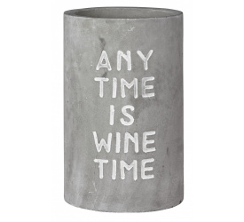 Cooler Any time is wine time 21cm