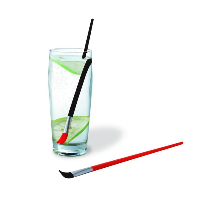Zestaw 2 mieszadeł do drinków czerwone i czarne