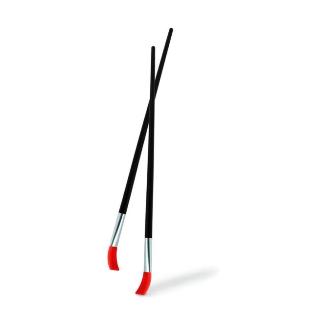 Set of 2 Drink Stirrers Black