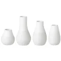 Set of 4 White Vases - 1