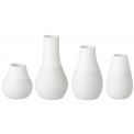 Set of 4 White Vases - 1