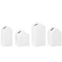 Set of 4 White House Vases - 1