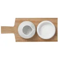 Set of Olive Oil and Salt with Board - 3