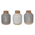 Set of 3 Spice Jars with Cork - 1