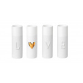 Set of 4 Love Vases - 1