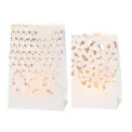 Set of 2 Flowers&Dots Lanterns - 1