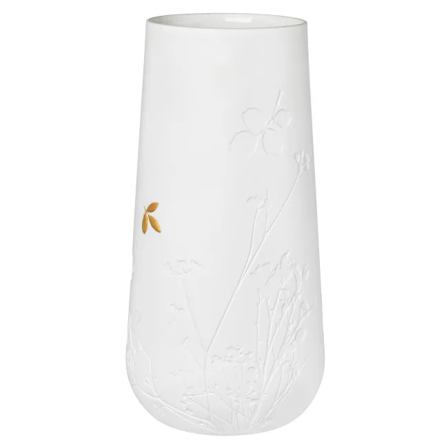 Golden Leaf Vase 25cm