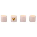 Set of 4 Love Tealight Holders - 2