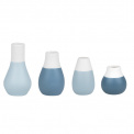 Set of 4 Blue Vases - 1