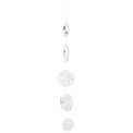 Decorative Chain 80cm Glass Rings - 1
