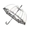 Long Transparent Umbrella Dentelle Dome - 4