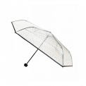 Mini Folding Transparent Umbrella with Dots - 1