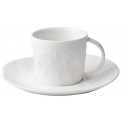 Stars 75ml Espresso Cup with Saucer - 1