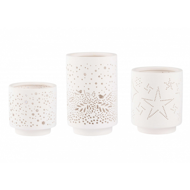 Set of 3 Candle Holders - 1