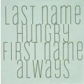 Serwetki 33x33cm Last name 20szt. - 1