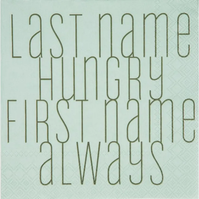 Serwetki 33x33cm Last name 20szt.