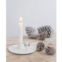Silver Guardian Angel Candle Holder - 3