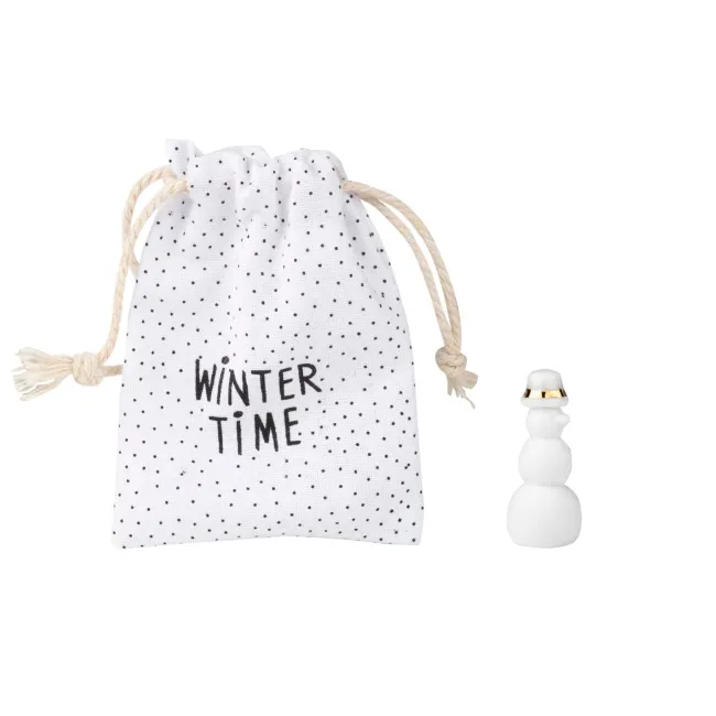 Snowman Amulet in Bag