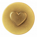 Gold Coin Heart Amulet in Bag - 2