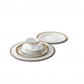 Vera Wang Lace Platinum Saucer 12.5cm for Coffee Cup - 12